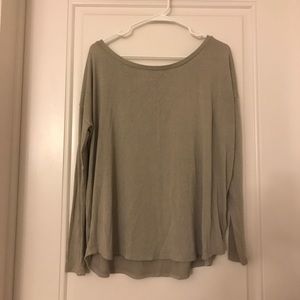 BDG Grey oversized long sleeve